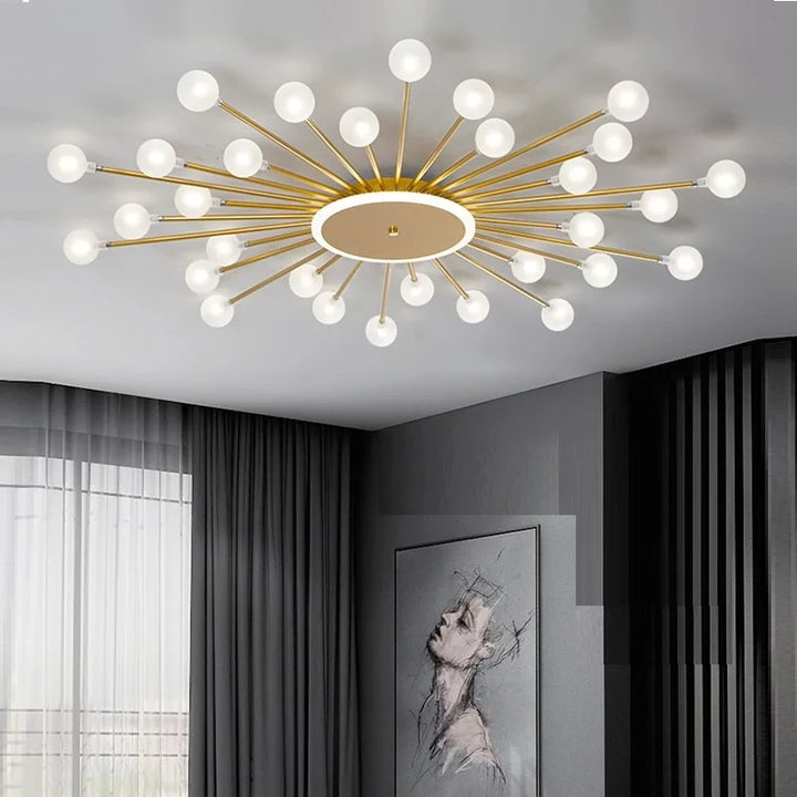 Led Ceiling Chandelier For Living Room Bedroom Home light Ball Glass Shade Modern Led Lamp Lighting Chandeliers