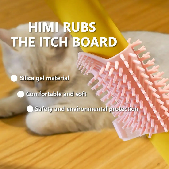 Pet Dog Cat Bath Brush Comb Rubber Glove Hair Fur Grooming Massaging Massage Mit pet shower dog brush itch scratch board