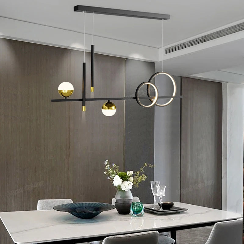 Minimalist Pendant Lights Modern Table Bar Long Strip Spotlight Luxury Light Kitchen Dining Room Ceiling Pendant Lighting