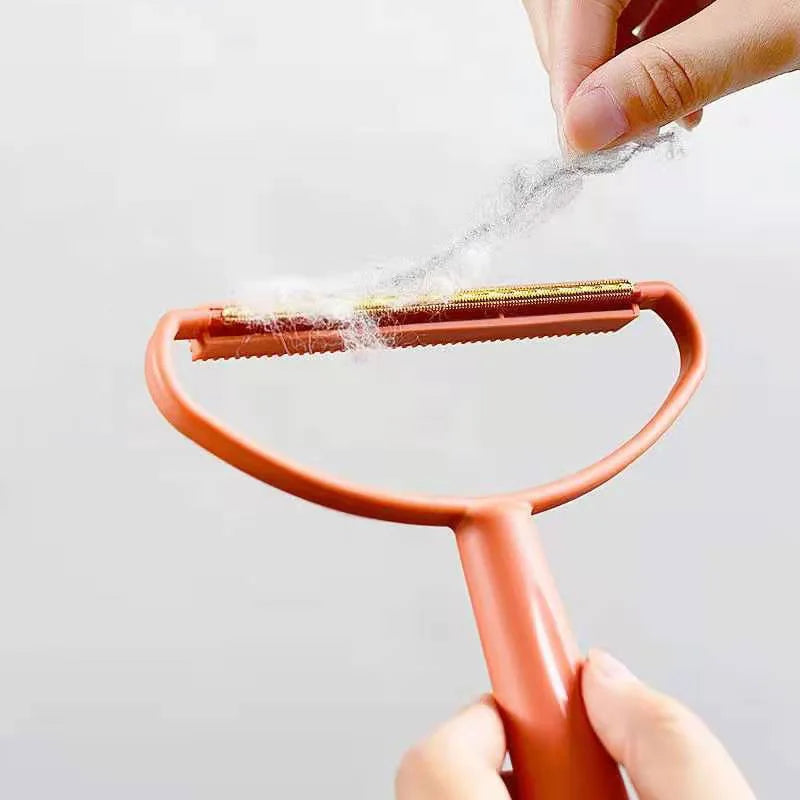 Portable Lint Remover Pet Hair Remover Brush Manual Lint Roller Sofa Clothes Cleaning Lint Brush Fuzz Fabric Shaver Brush Tool 10d