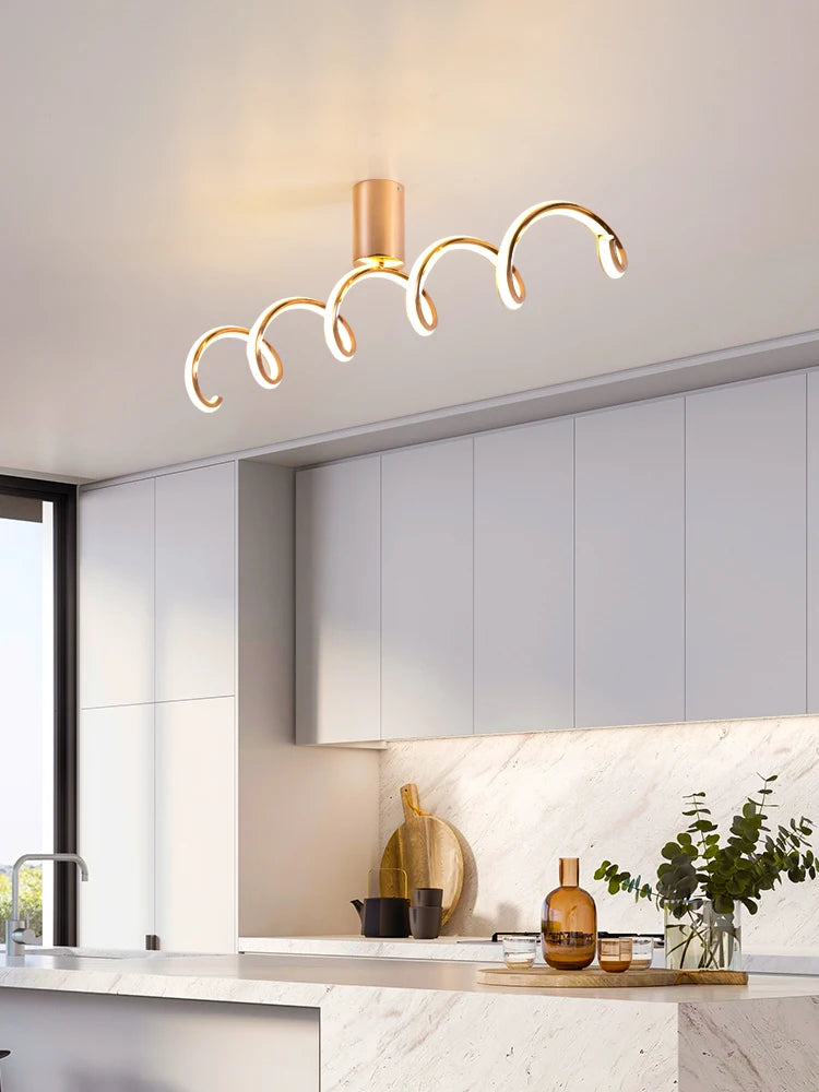 Simple Led Aisle Corridor Balcony Ceiling Lamp Modern Long Cloakroom Entrance Hall Personality Bedroom Restaurant Model Room