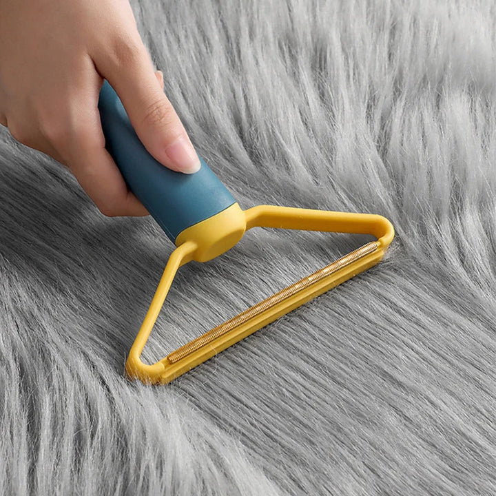 Portable Lint Remover Pet Hair Remover Brush Manual Lint Roller Sofa Clothes Cleaning Lint Brush Fuzz Fabric Shaver Brush Tool 10d