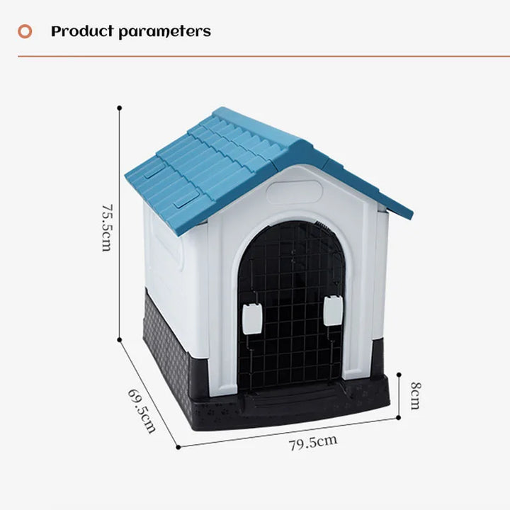 Dog House Rainproof Waterproof Cat's House Foldable Dog Supplies Cat Cage Warm Small Dog Bed Sunscreen Comfortable Spacious