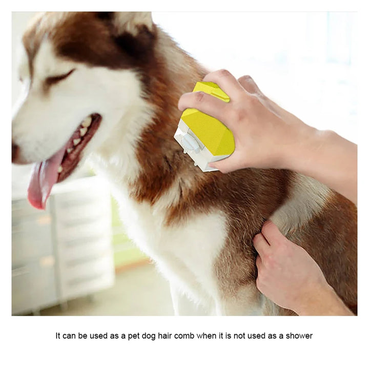 Pet Dog Bathing Sprayer Comfortable Massage Shower Tools Dog Hair Shampoo Brush Pet Grooming Cleaning Comb For Medium Large Dogs