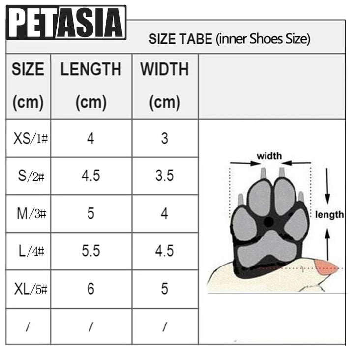 Winter Pet Dog Shoes Warm Snow Boots Waterproof Fur 4Pcs/Set Small Dogs Cotton Non Slip XS For ChiHuaHua Pug Pet Product PETASIA