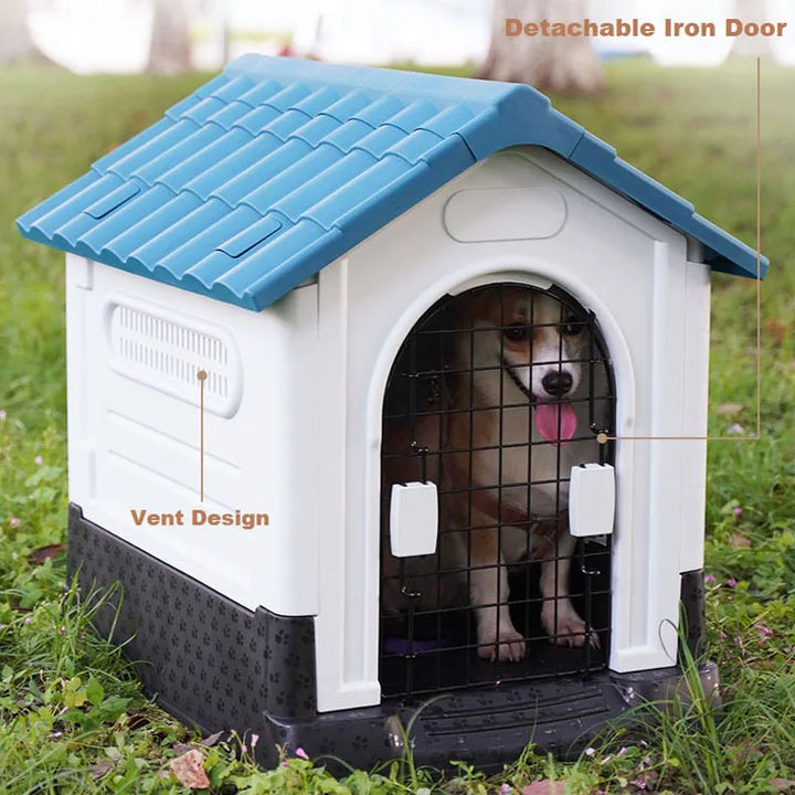 Dog House Rainproof Waterproof Cat's House Foldable Dog Supplies Cat Cage Warm Small Dog Bed Sunscreen Comfortable Spacious