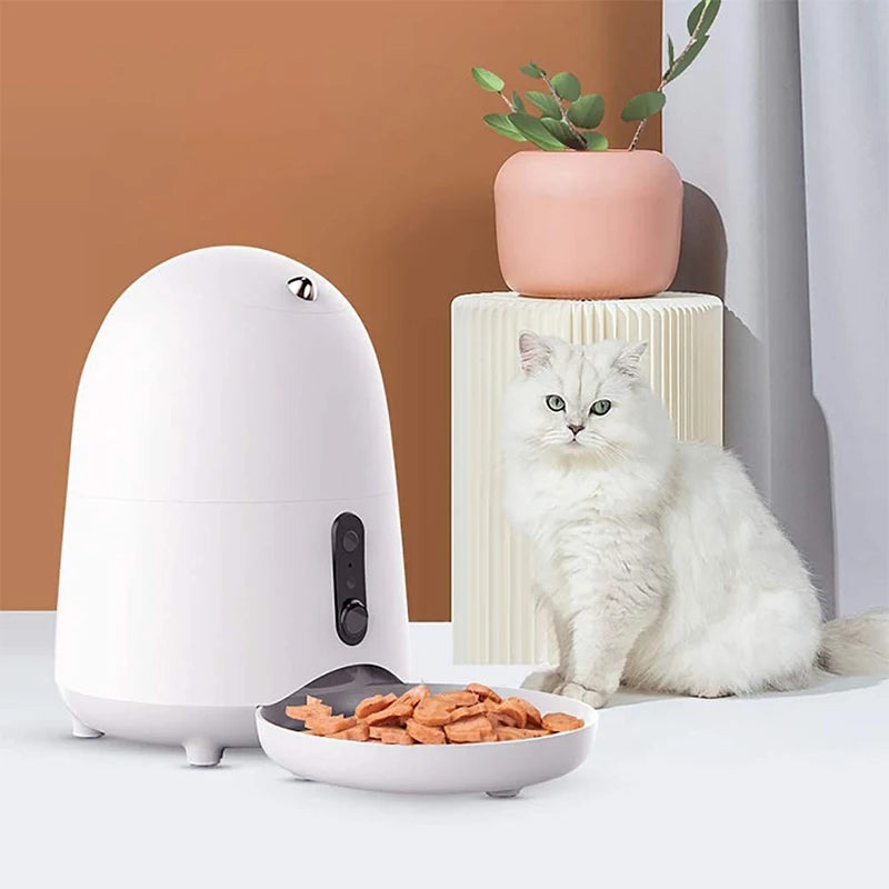 Xiaomi Pet Bowl Automatic Food Dispenser Cats Dogs Video Food Feeder cat Feeder Smartphone App Voice Recorder Programmable Timer