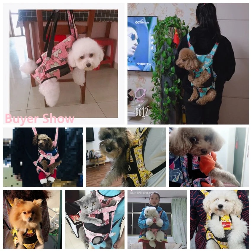 Luxury Pet Backpack Carrier Cute Small Medium Animal Dog Cat Outdoor Travel Transport Carrying Shoulder Front Back Bag Product