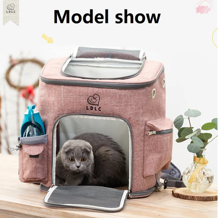 Luxury 900D Oxford Pet Carrier Backpack For Dog Portable Travel Cats Animal Handbag Outdoor Shoulder Bags Yorkie