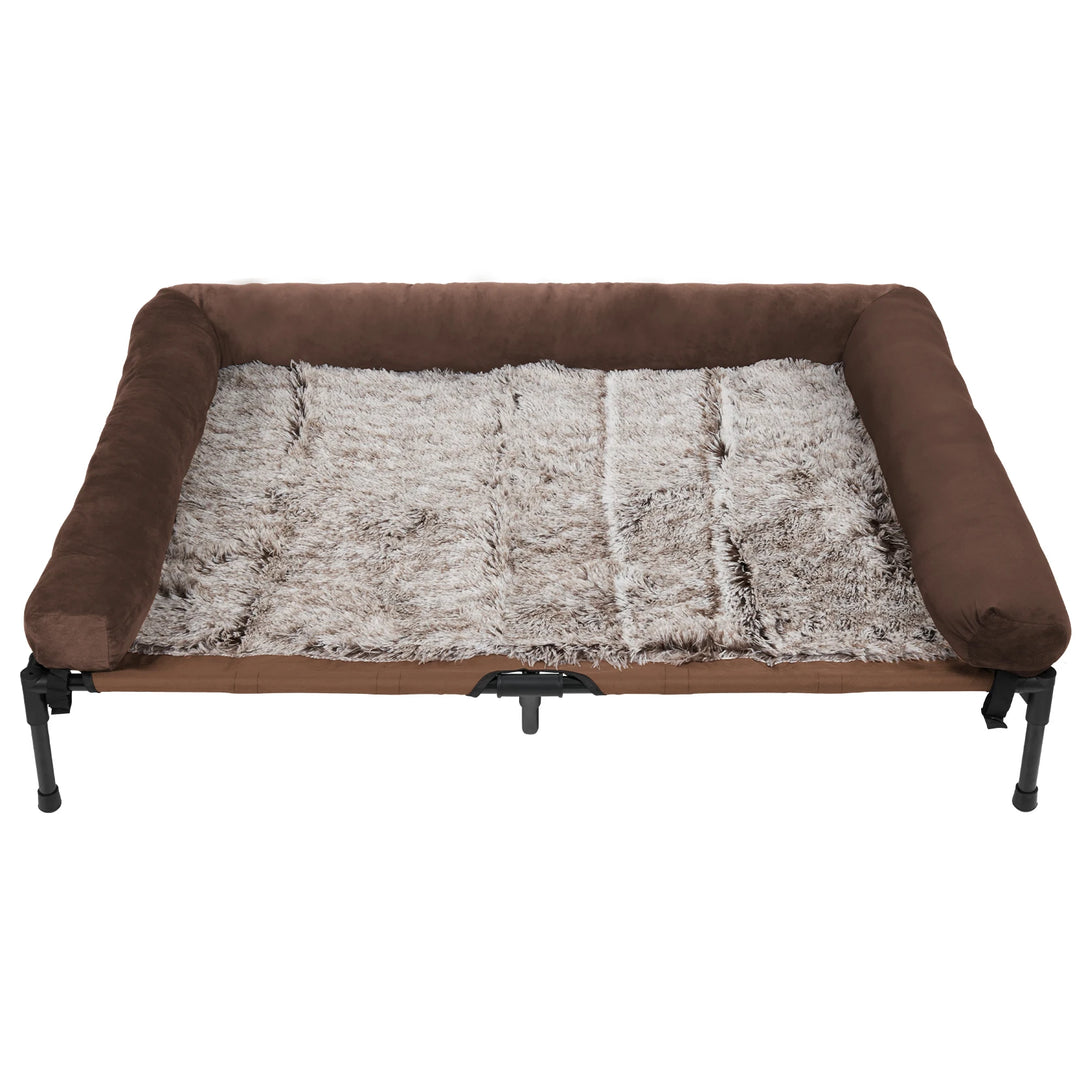 Extra Large Raised Cooling Dog Bed - Waterproof