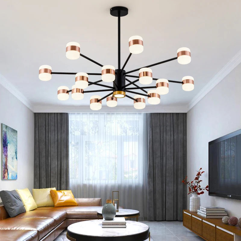 Simplicity New Chandeliers for Dining Living Room Kitchen Foyer Villa Gallery Office Bedroom Bar Indoor Home Hanging Lights