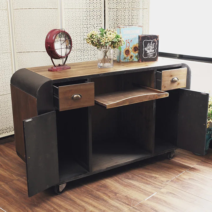 American Country Retro Porch Counter Drawers European Made Old Cabinets  Clothing Coffee Shop Reception Desks Decorative Cabinet