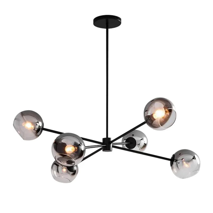 Modern LED Chandelier Branches Nordic Glass Balls Ceiling Lamp Living Room Dining Room Bedroom Lighting Fixtures