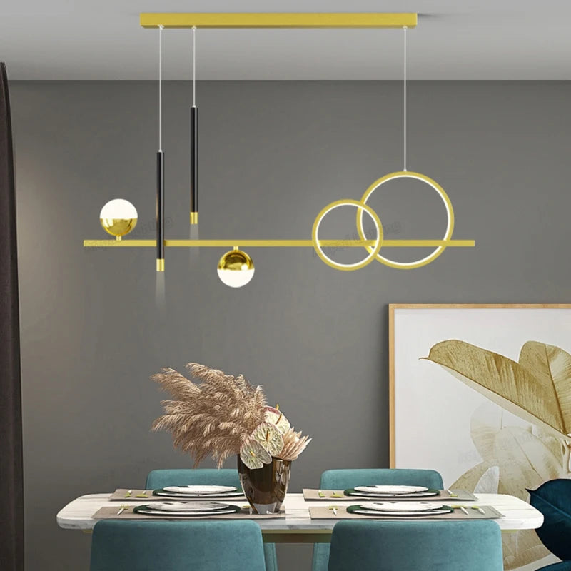 Minimalist Pendant Lights Modern Table Bar Long Strip Spotlight Luxury Light Kitchen Dining Room Ceiling Pendant Lighting