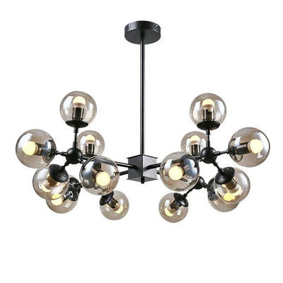 Vintage Led Pendant Lamp Dining Room Furniture Industrial Loft Iron Modern Droplight Glass Round Ball Classic Luminaria Lights