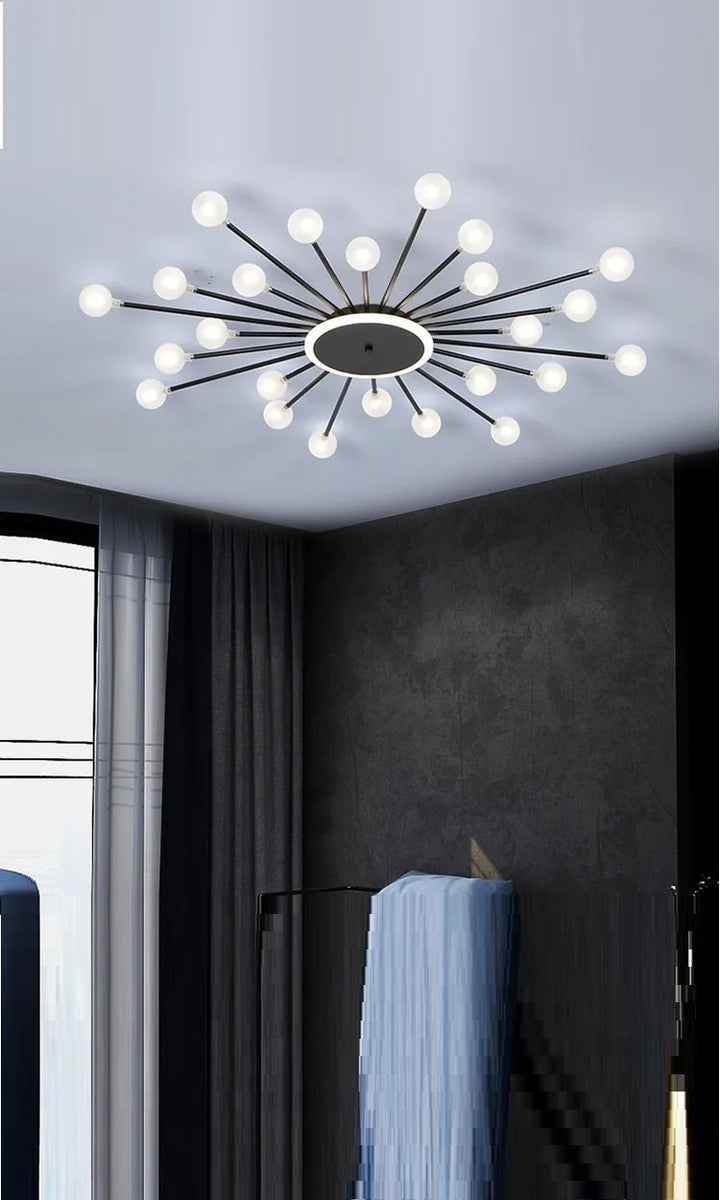 Led Ceiling Chandelier For Living Room Bedroom Home light Ball Glass Shade Modern Led Lamp Lighting Chandeliers