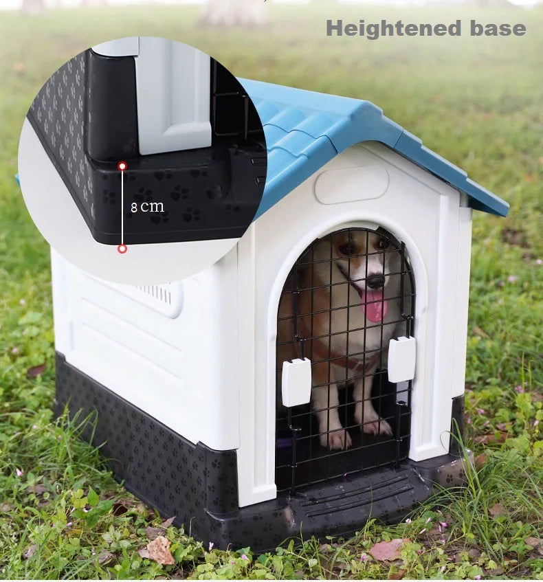 Dog House Rainproof Waterproof Cat's House Foldable Dog Supplies Cat Cage Warm Small Dog Bed Sunscreen Comfortable Spacious