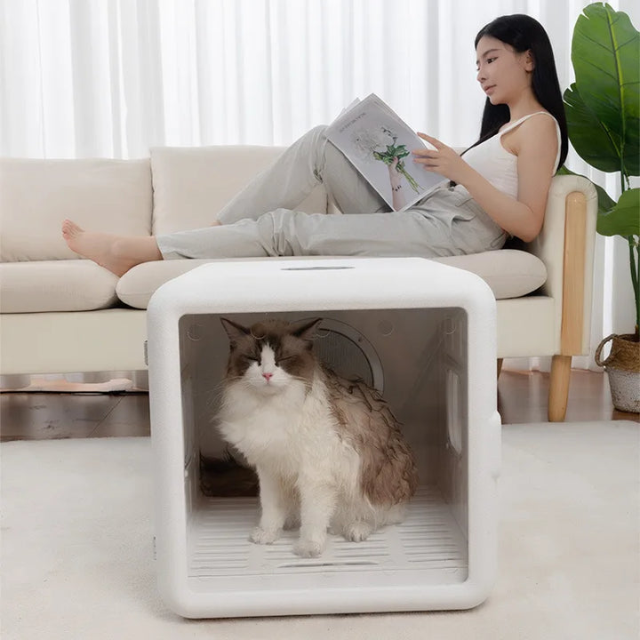 Intelligent Pet Drying Box 2023 New Household Hair Dryer Drying Bag Shower Drying Box Cat Dog Hair Blowing Drying Tool Cat Dryer