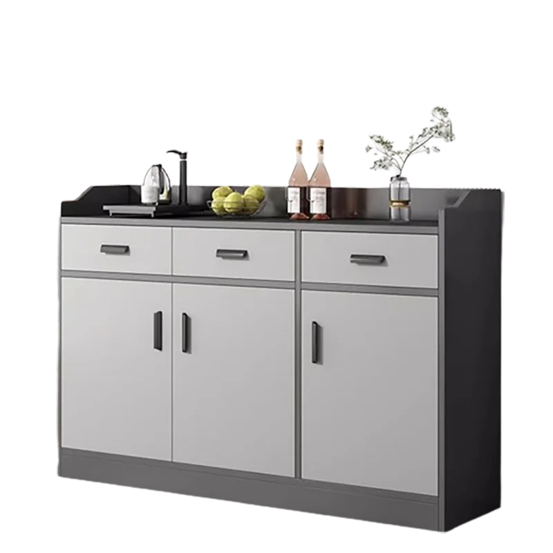 Minimalist Storage Cabinet Grey Handles Simple Living Room Cabinets Multipurpose Aesthetic Szafki Do Salonu Nordic Furniture