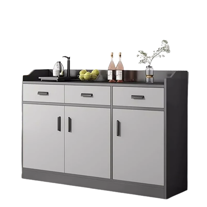 Minimalist Storage Cabinet Grey Handles Simple Living Room Cabinets Multipurpose Aesthetic Szafki Do Salonu Nordic Furniture