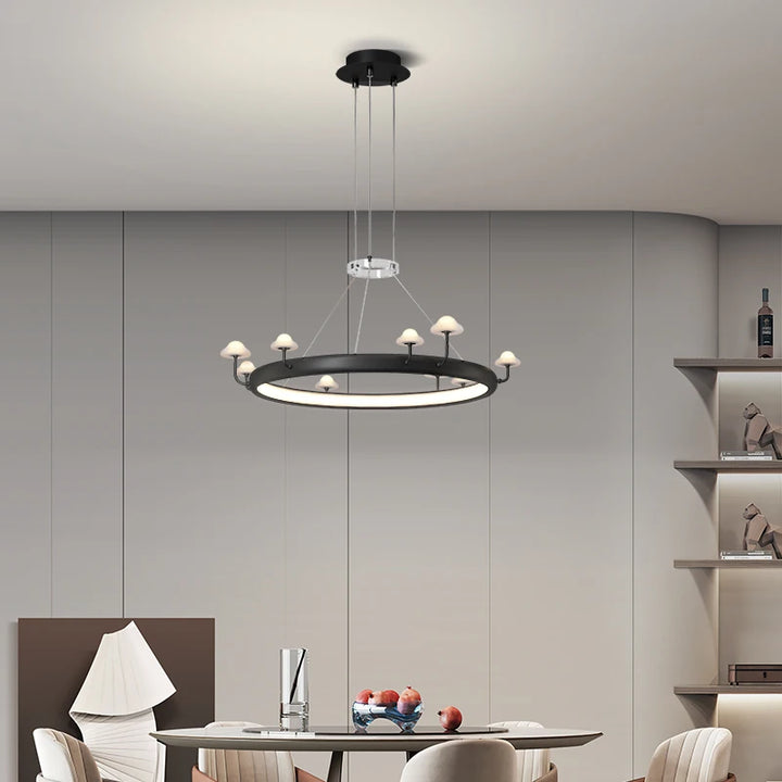 Modern Minimalist Led Ceiling Lights Dimmable With Remote Living Bedroom Dining Table Chandeliers Indoor Decor Lighting Fixtures