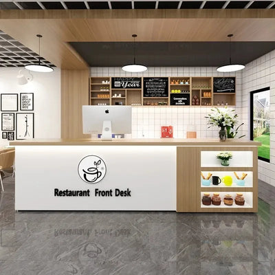 Luxury Spa Front Reception Desks Pulpito Standing Cashier Simple Restaurant Reception Simple Hair Scrivania Office Accessories