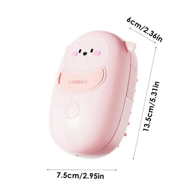 3-in-1 Dog Wash shampoo Brush  Bathroom Puppy Big Dog Cat Bath Massage Brush Steamer Technology Soft Silicone Bristles pet brush