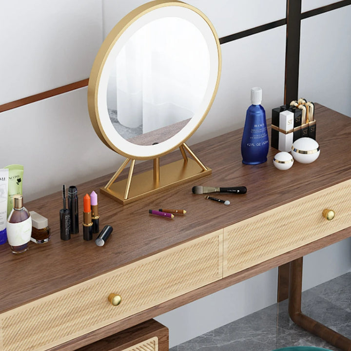 Modern Bedroom Vanity Table Multi Functional Wooden Office Vanity Table Study Simple Makeup Tocador Mueble Home Furniture YY50VT