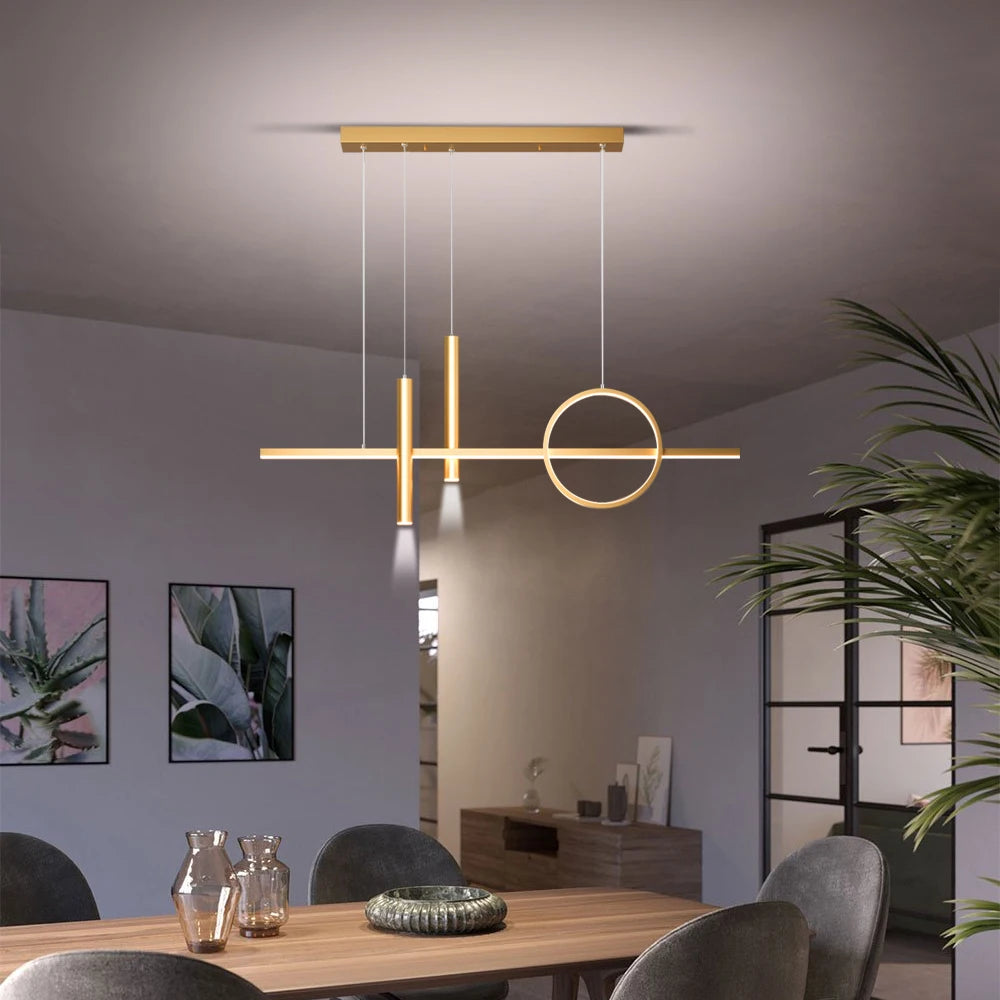 Modern LED Pendant Lamp Kitchen Dining Living Room LED Chandelier For Home Decoration Ceiling Spotlight Pendant Lighting Fixture