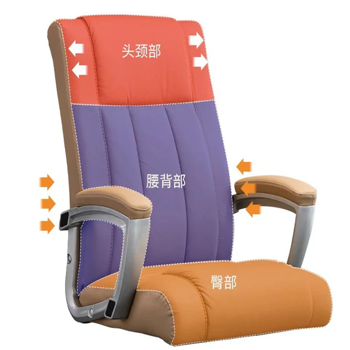 Kawaii Cushion Office Chair Shampoo Mobile Emperor Study Office Chair School Library Silla Escritorio Oficina Home Furniture