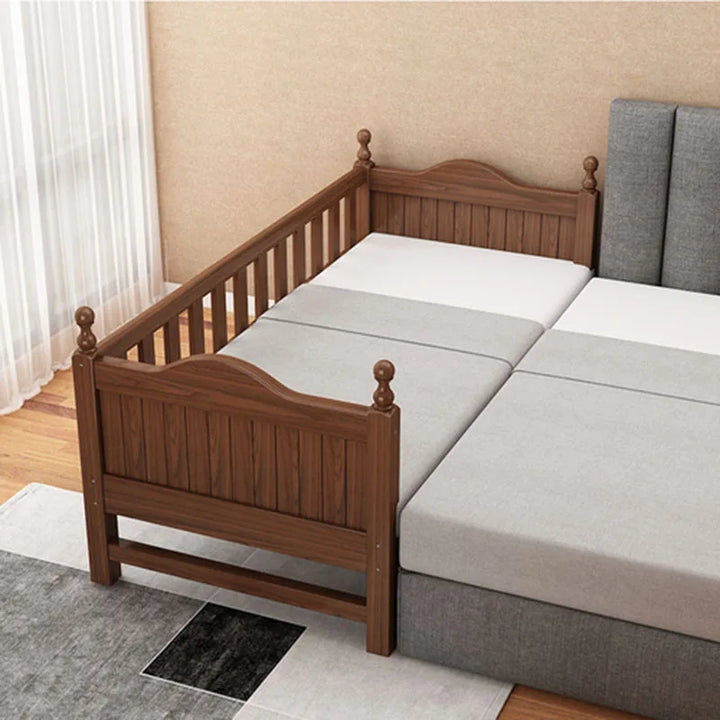 Single Sleeping Beds Children Girls Safety Bumper Floor Fashion Kids Beds Wooden Beauty Camas Dormitorio Bedroom Furniture