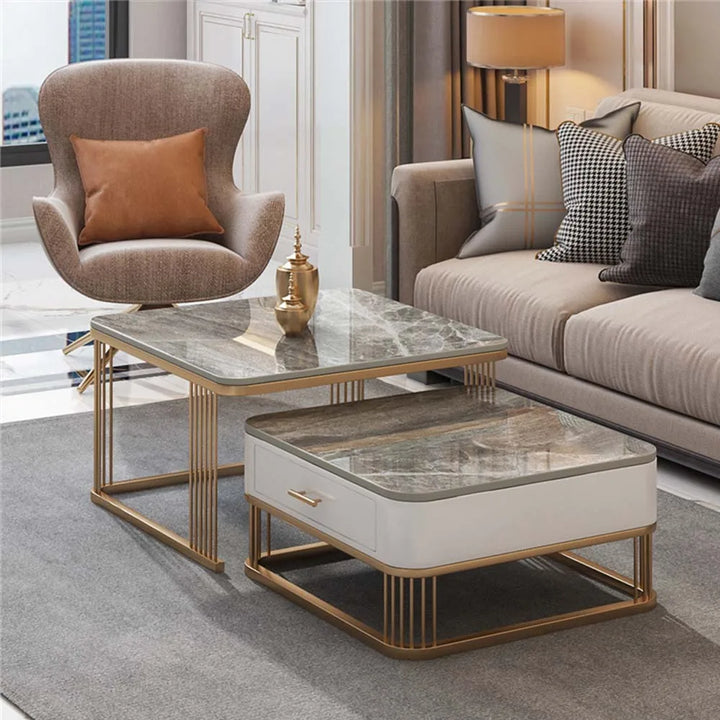 2in1 Nesting Coffee Table with Storage