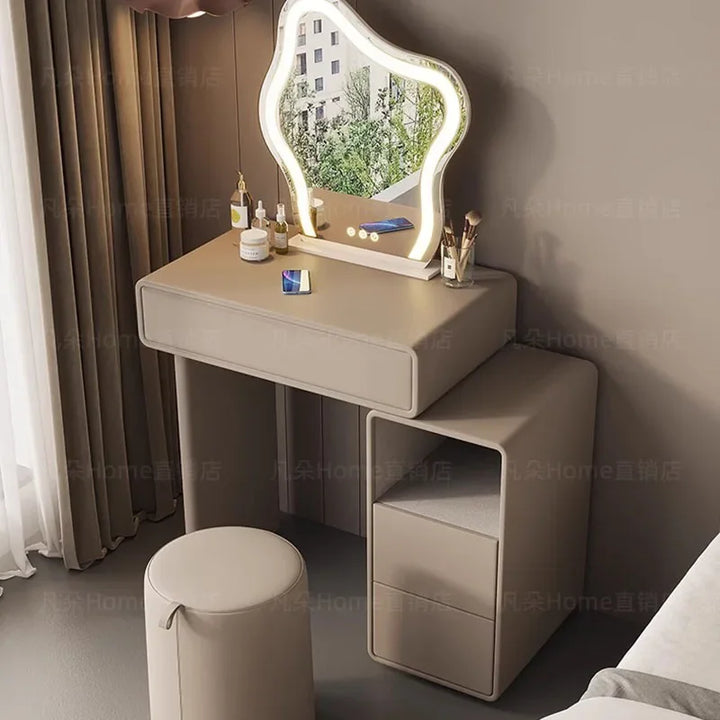 Cabinets Vanity Dressing Table Mobile Drawer Bedroom Wood Shelves Dressing Table Corner Meubles De Chambre Luxury Bedroom