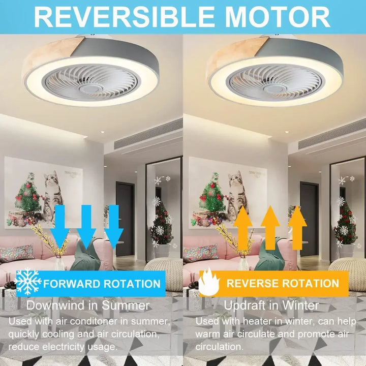 Modern  Wood Ceiling Fan Light with Remote Control Dimmable 3 Color Timing LED Fan Lamp Indoor ceiling