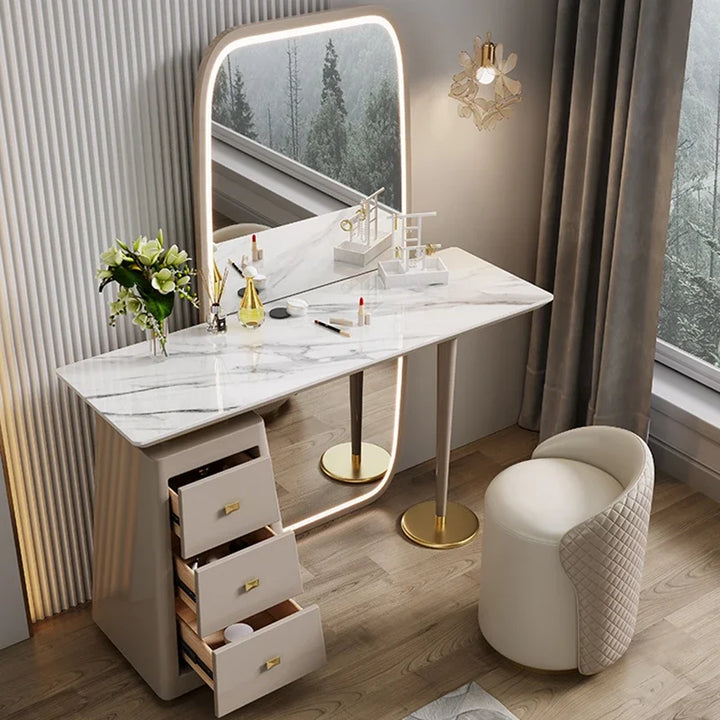 Nordic Classic Dressing Table Multifunctional White Drawer Dressing Table Nordic Makeup Fashion Schminktisch Bedroom Furniture