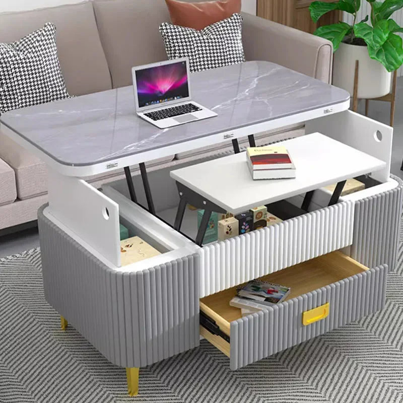 Bedroom Side Coffee Table Trau Organizer White Mesa Lateral Mobile Coffe Table Modern Minimalist Kaffee Tische Home Furniture