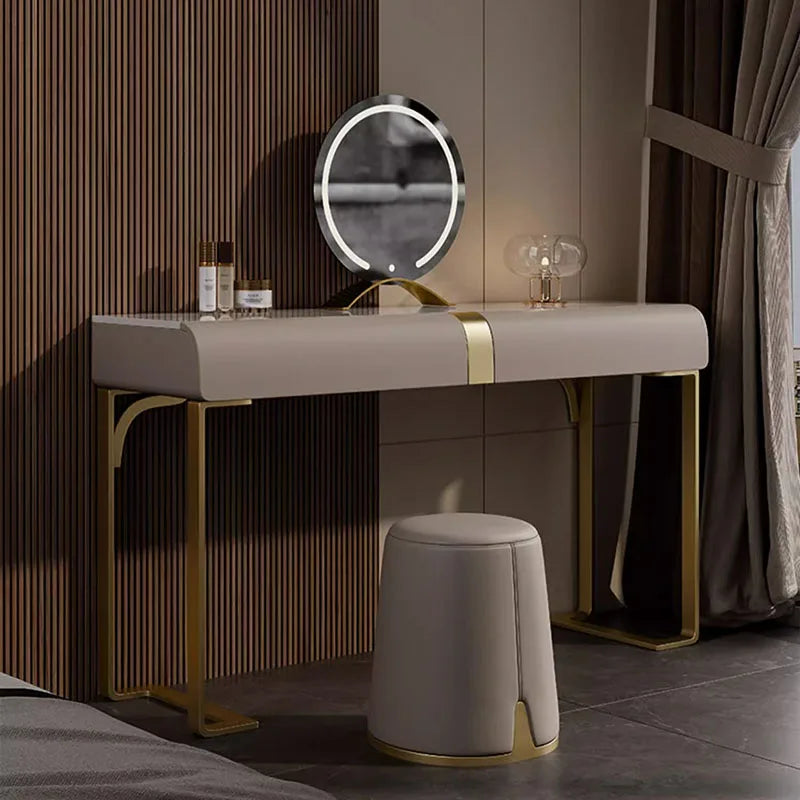 Desings Stool Dressing Table Drawers Luxury Wood Makeup Dressing Table Storage Mirror Coiffeuse De Chambre Bedroom Furniture