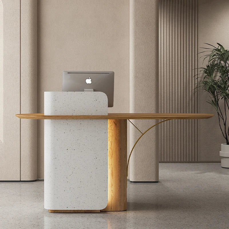 Hotel Store Reception Bar Conference Beauty Study Standing Reception Consul Churches comptoir magasin Reception Desk WJ25XP