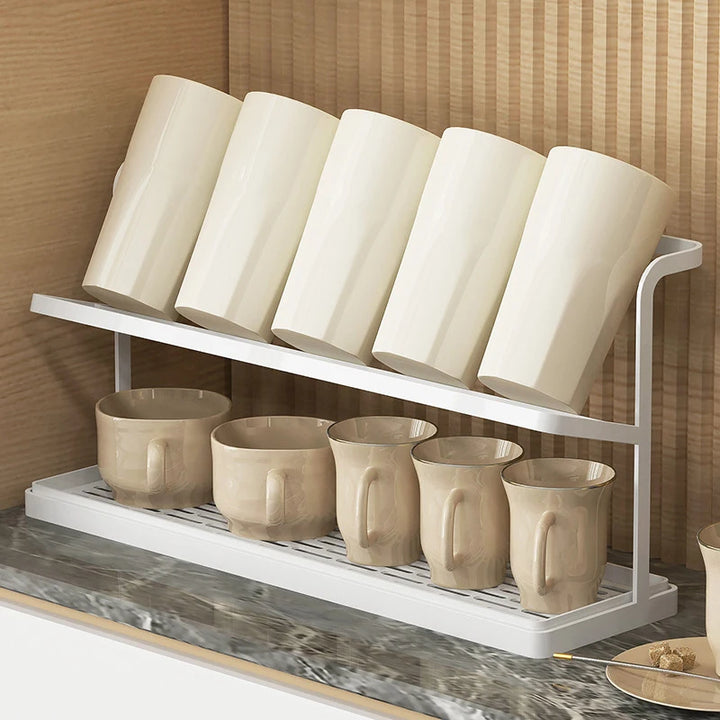 Bottle Holder Drain Wide Kettle Holder Bottle Holder Wide Kettle Storage Large Capacity Kitchen Organizer Over Sink Countertop