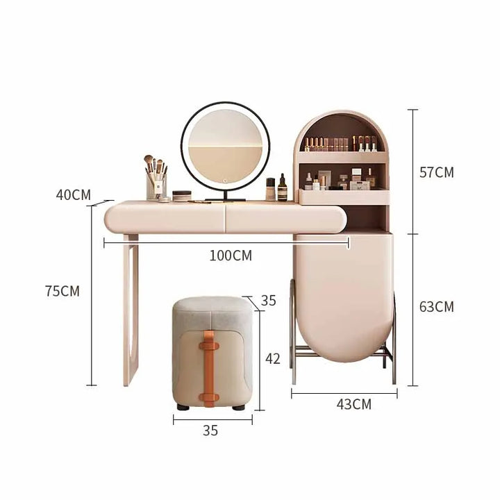 Ornaments Italian Dressing Table Perfume Stand Classic Stool Dressing Table Mirror Multifunctional Schminktisch Furnitures