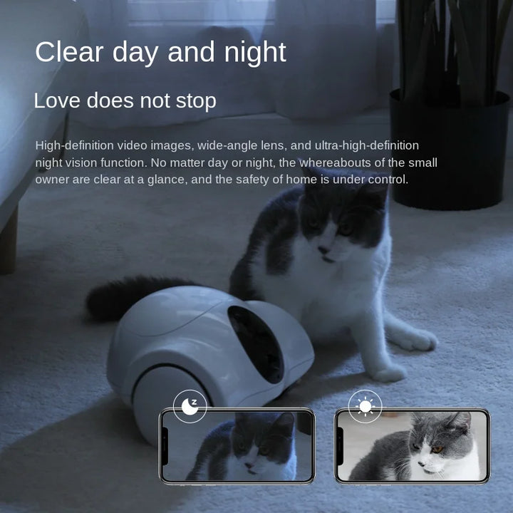 Intelligent Pet Companion Robot Smart Pet Food Dispenser WiFi Remote Control Pet Camera Automatic Dog Feeder Dog Accessories