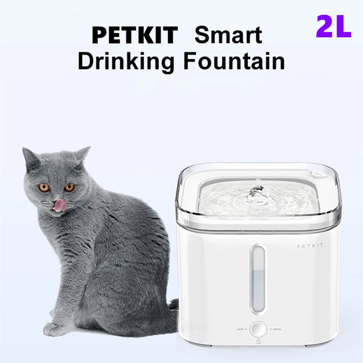 Petkit EVERSWEET SOLO V2S Automatic Circulation Pet Water Fountain 2L Capacity Water Dispenser Water Feeder for Dog Cat Drinking