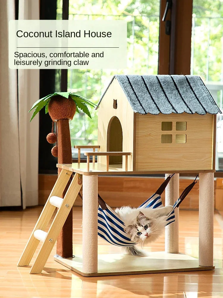 Cat Furniture Cat Tree Nest House Sword Numb Shelf Cat Accessories Pet Supplies Pet Furniture