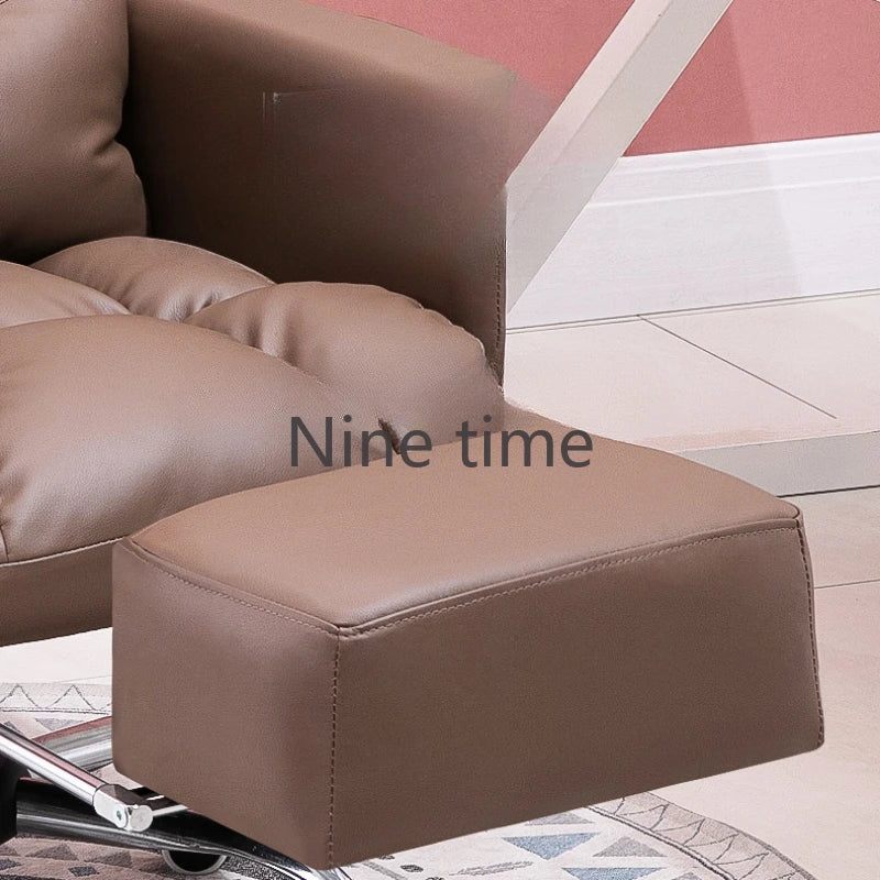 Lounge Massage Office Chairs Recliner Leather Elastic Roller Office Chairs Stretch Folding Handle Cadeira Gamer Home Furniture