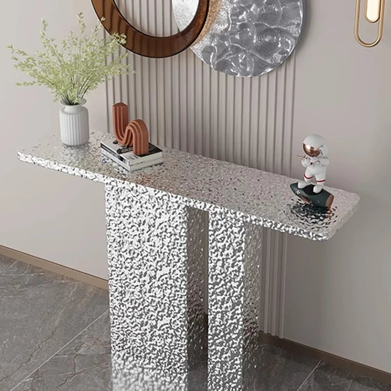 Nordic Corner Living Room Table Silver Console Classic Vertical Garden Table Nordic Mini Tisch Wohnzimer Hallway Furniture