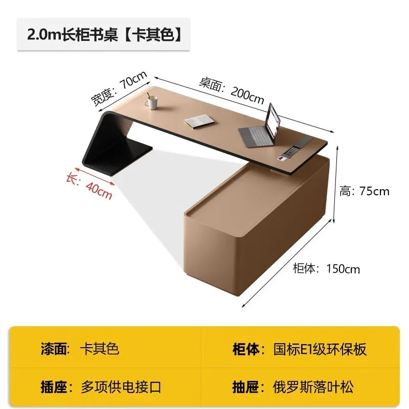 Monitor Stand Writing Desk Gadgets Compact Wall Mounted Office Desks Bedroom Compact Scrivania Ufficio Lavoro Wood Furniture