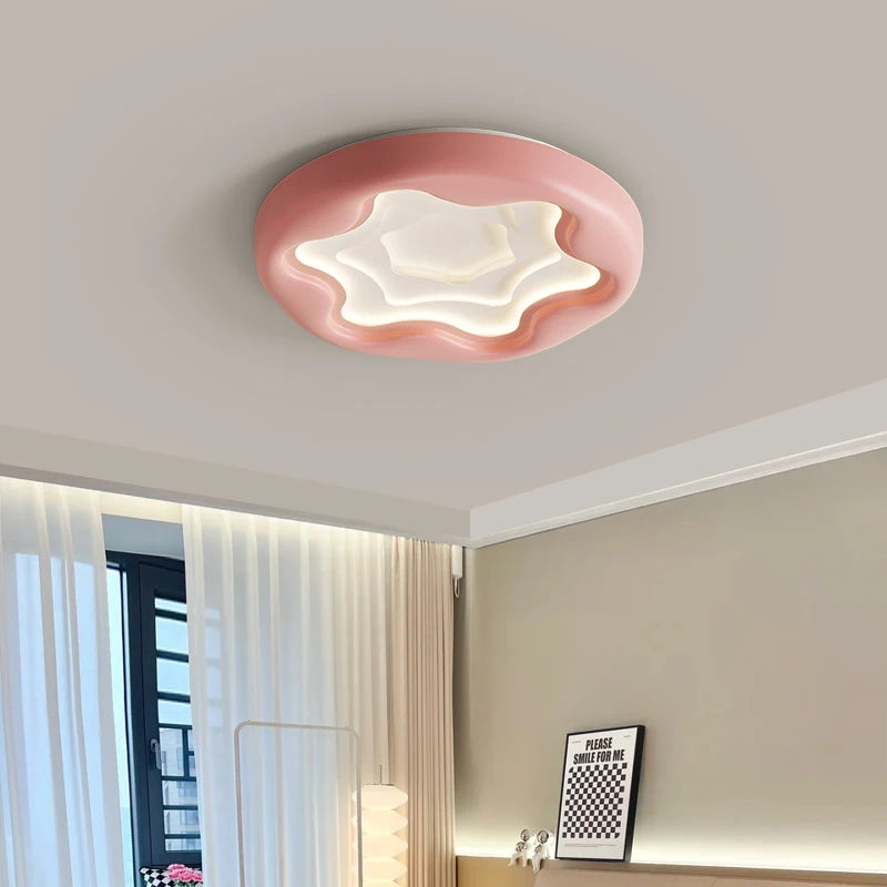 Resin ceiling lamp For Living dining Room Kitchen home Decoration Bedroom Indoor Lighting Luminaria modern ceiling  Lamps dimmer