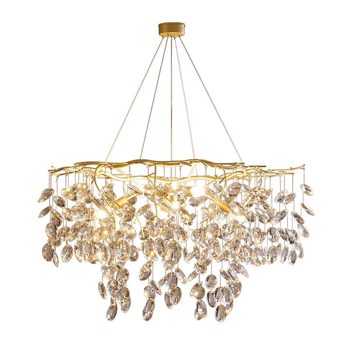 Nordic LED Luxury Branch Shape Chandeliers Pendant Hanging Lighting Fixture Living Dining Room Kitchen Restaurant Decor Lustre