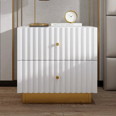 White Bedside Table File Storage Cabinet Salon Design Fashion Nordic Simple Nightstands Living Room Stand Meble Home Furniture