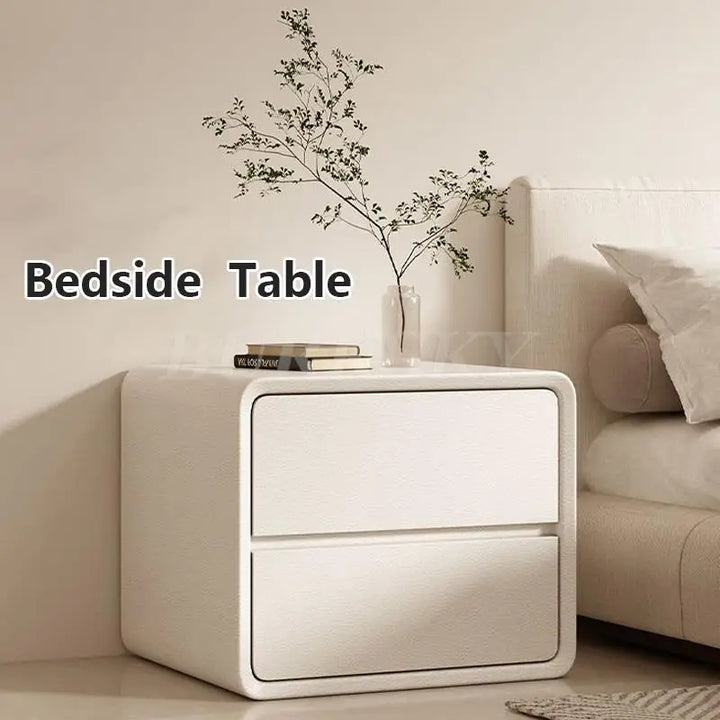 Nightstands Cabinets Bedside Table For Living Room  Home Furniture Modern Cabinets Bed Side White Storage Locker For The Bedroom